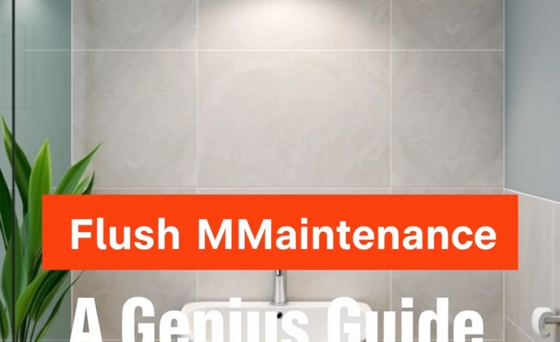 Essential Tools for Flush Maintenance