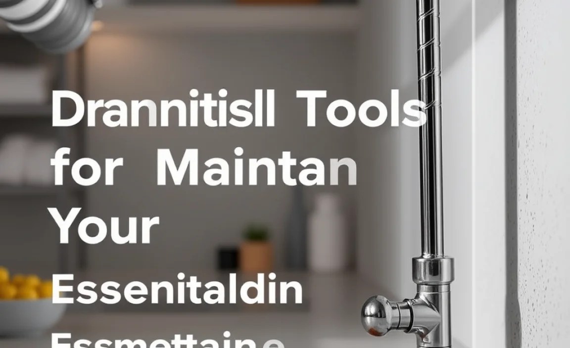 Essential Tools for Maintaining Your Drains