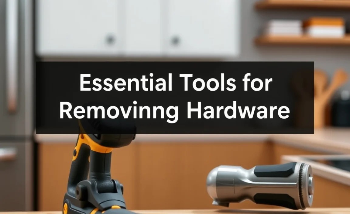 Essential Tools for Removing Cabinet Hardware