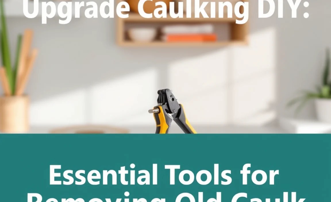 Essential Tools for Removing Old Caulk