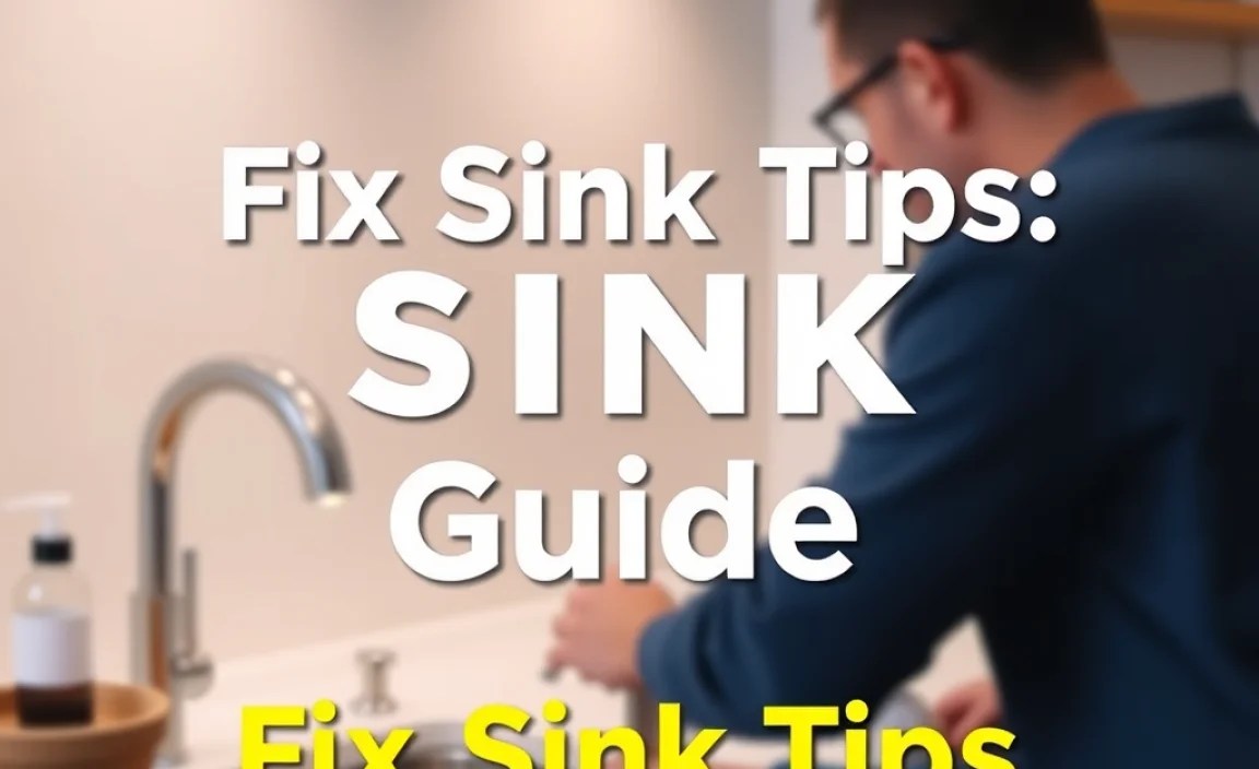 Essential Tools for Sink Fixes
