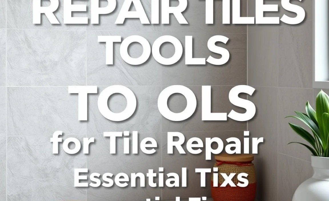 Essential Tools for Tile Repair
