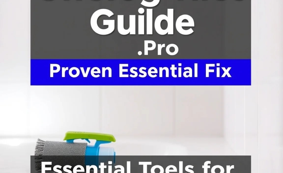 Essential Tools for Unclogging Tiles