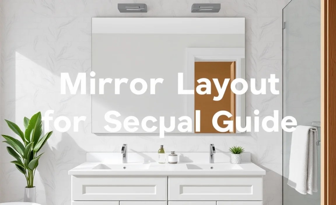 Example: Mirror Layout for a Double Vanity