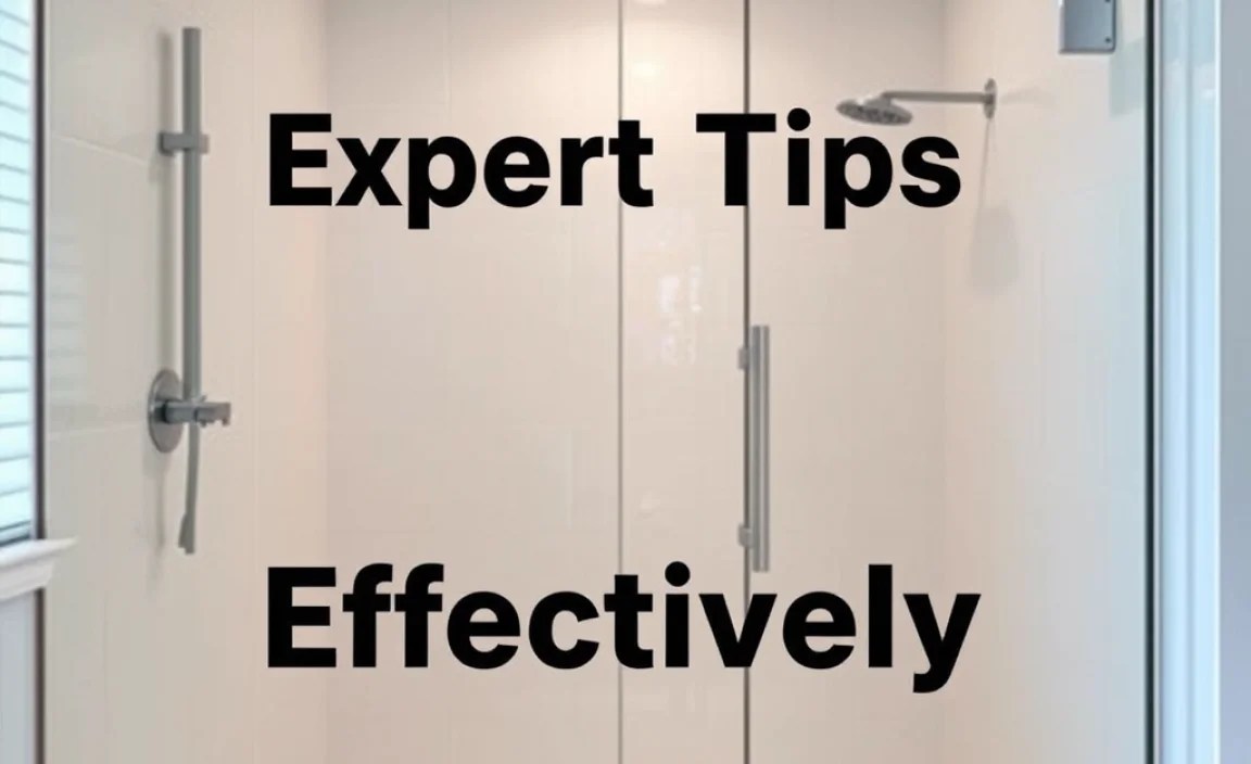 Expert Tips For Cleaning Shower Glass Doors Effectively