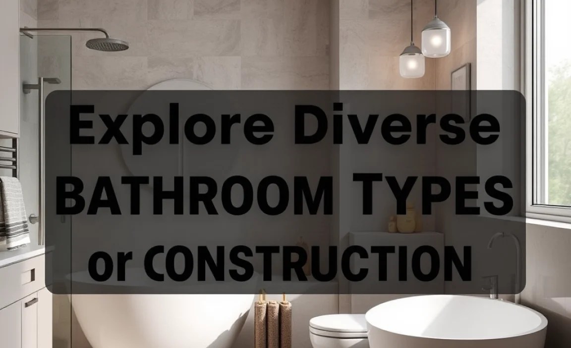 Explore Diverse Bathroom Types for Modern Construction