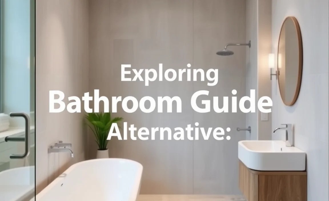 Exploring Bathroom Alternatives: Beyond the Basics