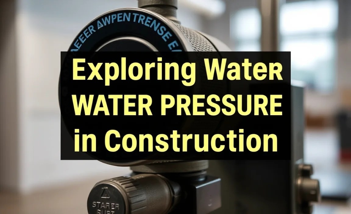 Exploring Water Pressure Types in Construction