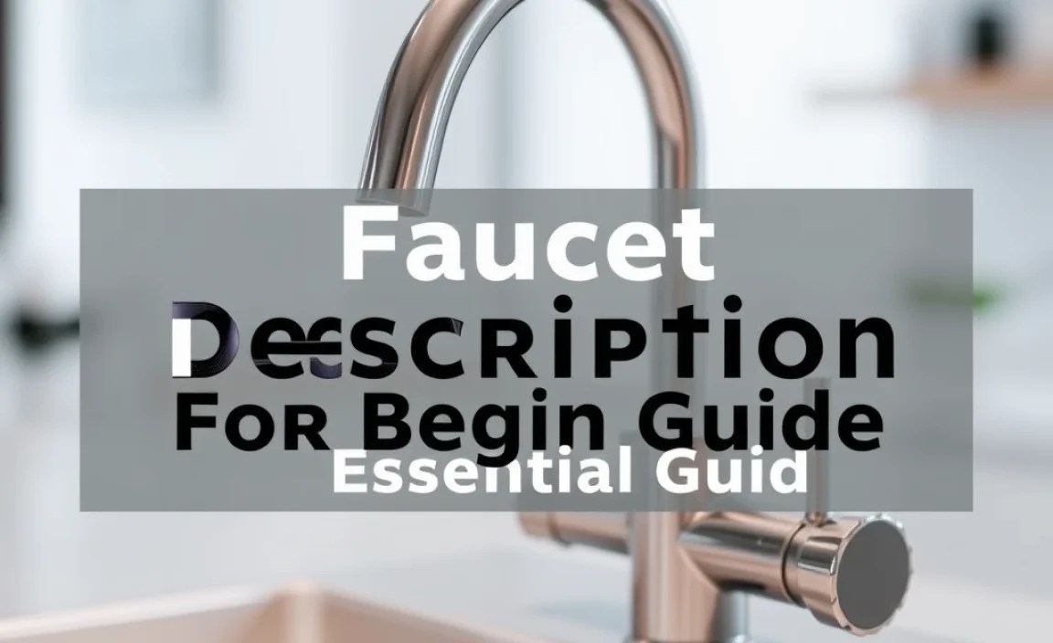 Faucet Description For Beginners: Essential Guide