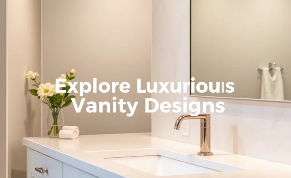 Faucet Features in Vanity Construction