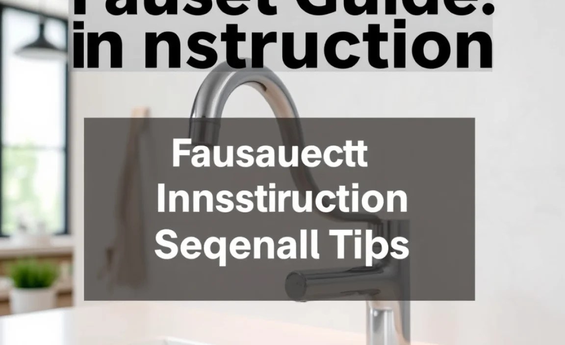 Faucet Installation Sequence Table