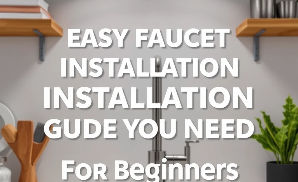 Faucet Installation Tools You Need
