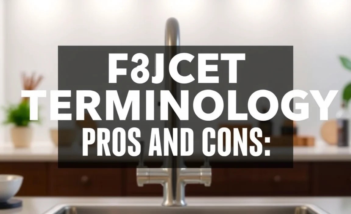 Faucet Terminology Pros and Cons: Essential Guide