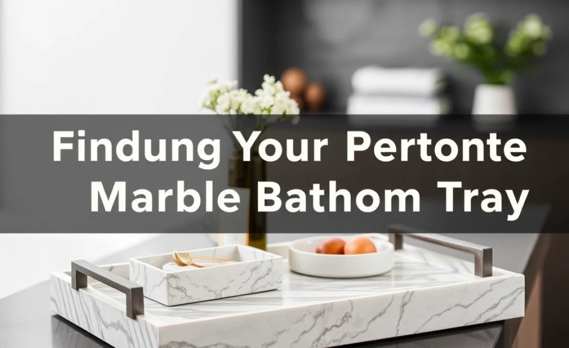 Finding Your Perfect Marble Bathroom Tray Under $20