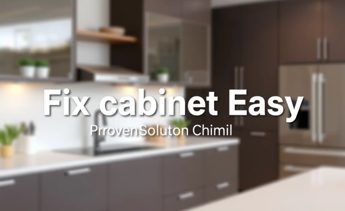 Fix Cabinet Easy: Proven Solutions