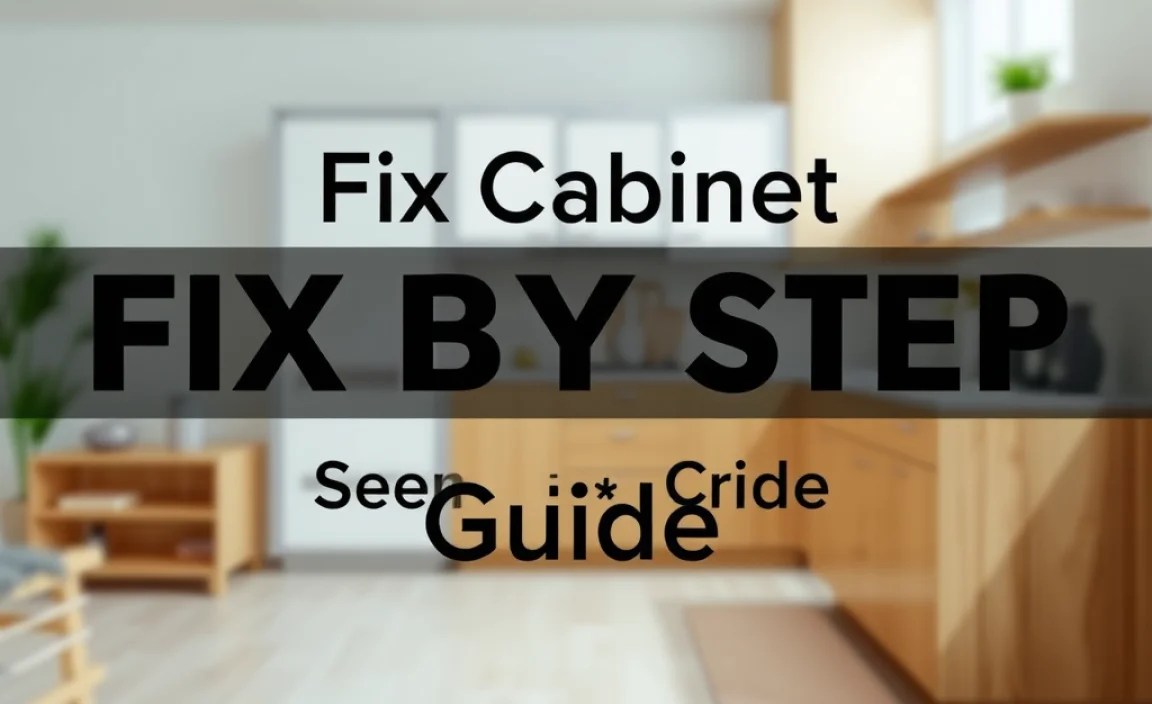 Fix Cabinet Step By Step: Genius Effortless Guide