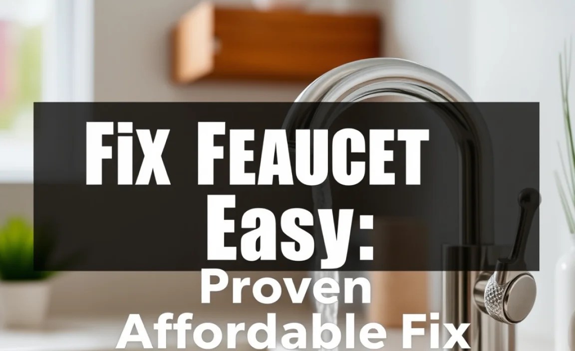 Fix Faucet Easy: Proven Affordable Fix