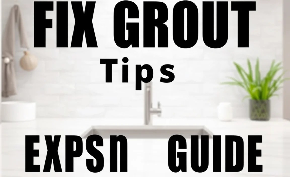 Fix Grout Tips: Essential Guide