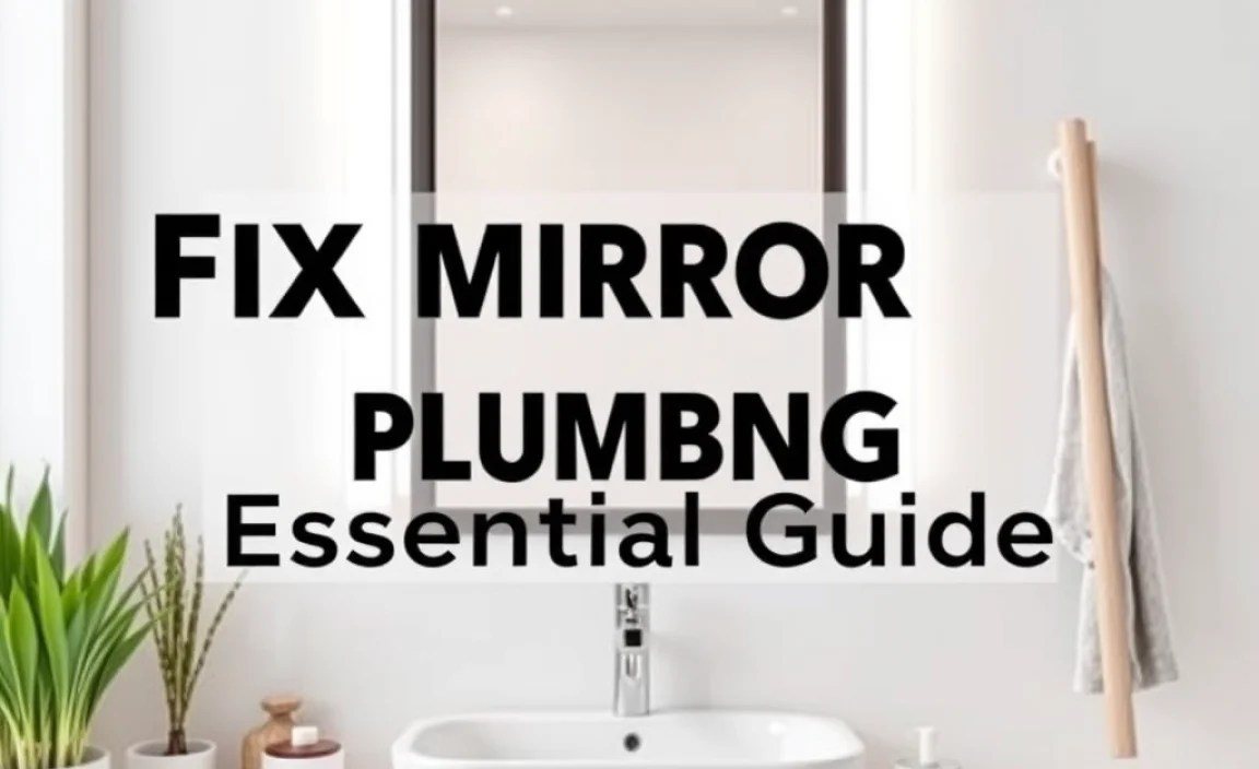 Fix Mirror Without Plumber: Essential Guide