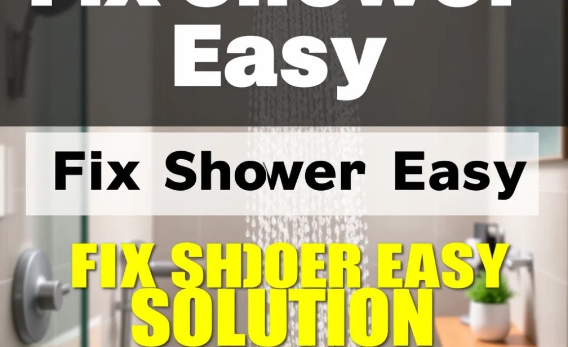 Fix Shower Easy: Proven Effortless Solution