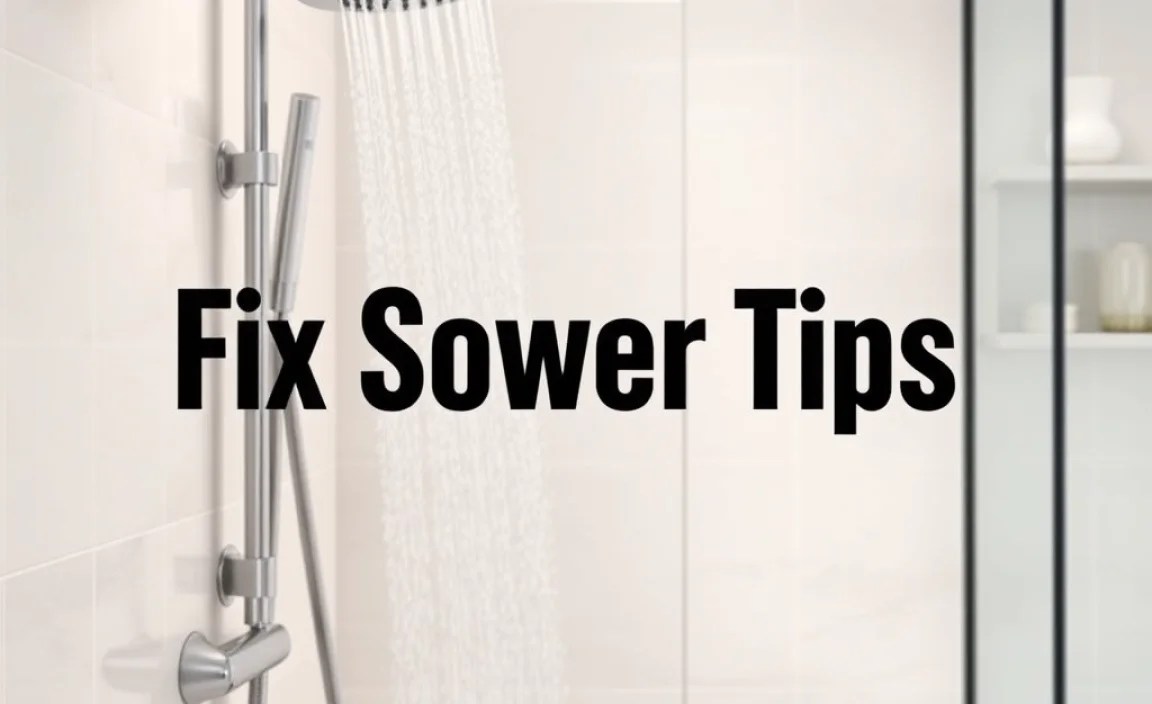 Fix Shower Tips: Genius & Essential Guide