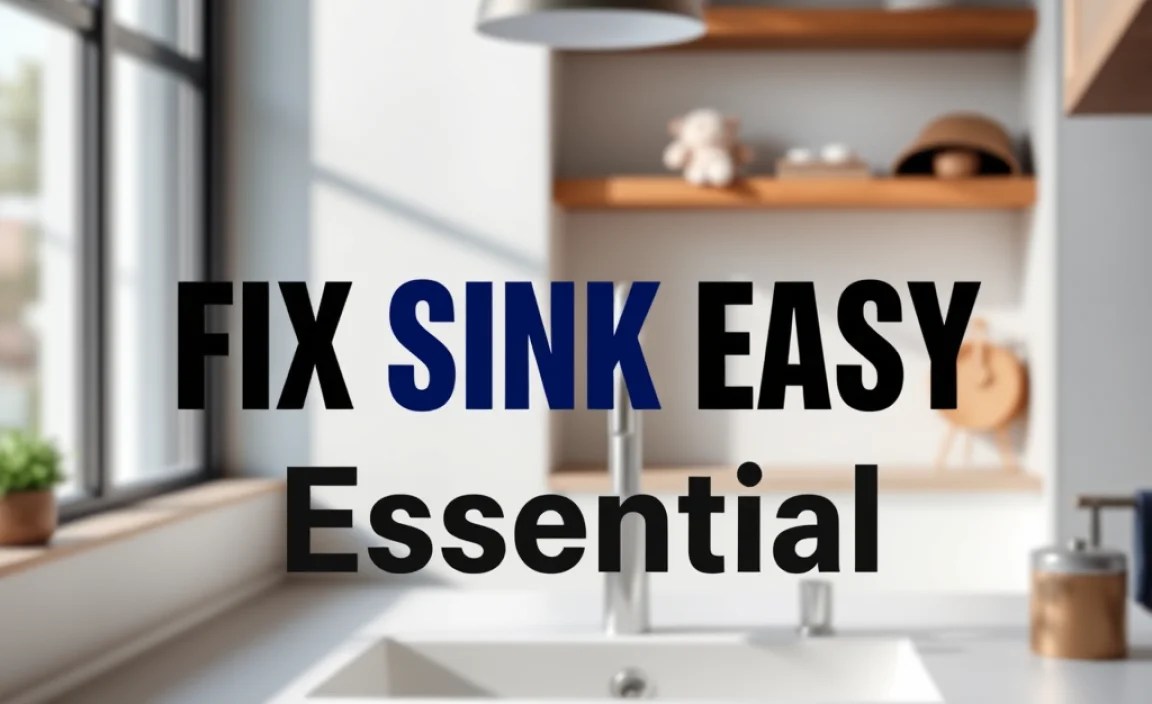 Fix Sink Easy: Proven Essential