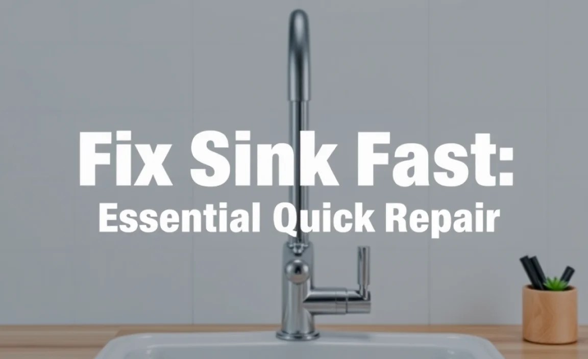 Fix Sink Fast: Essential Quick Repair