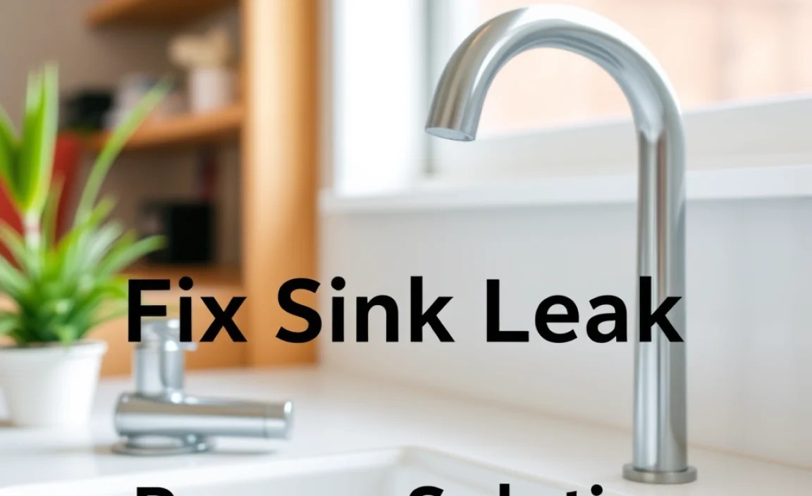 Fix Sink Leak: Proven Solution
