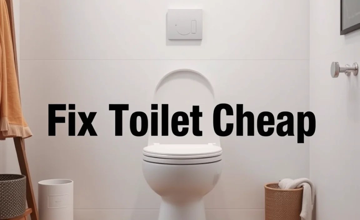 Fix Toilet Cheap: Genius Affordable Solutions
