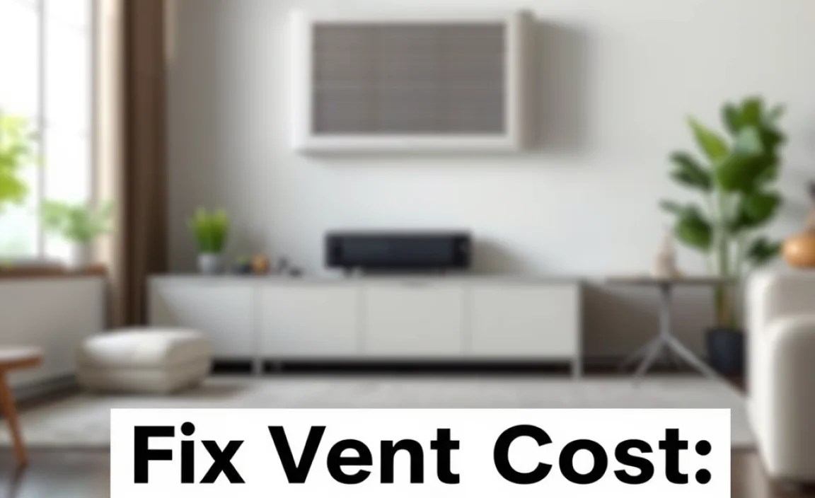 Fix Vent Cost: Proven Savings