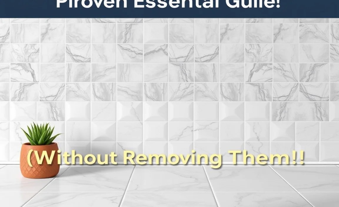 Fixing Loose Tiles (Without Removing Them!)