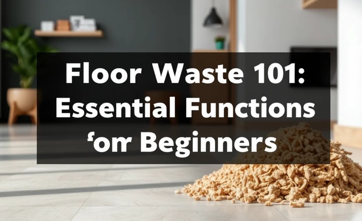 Floor Waste 101: Essential Functions for Beginners