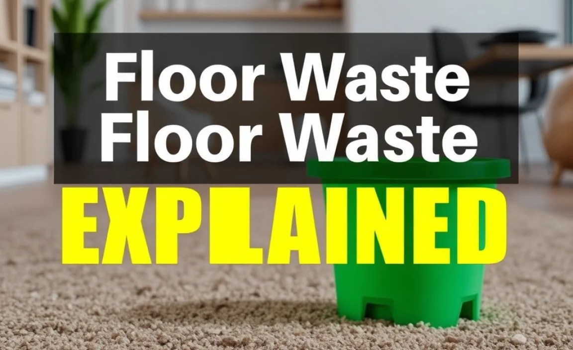 Floor Waste Explained: A Beginner’s Essential Guide