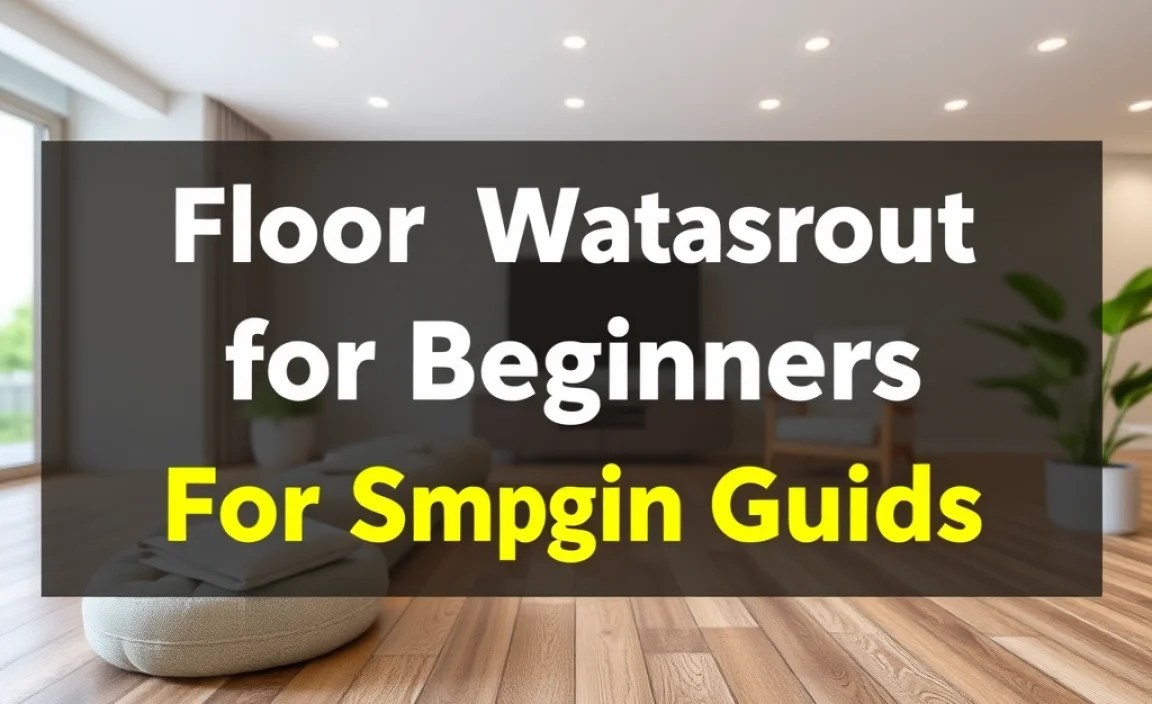 Floor Waste Layout For Beginners: A Simple Guide