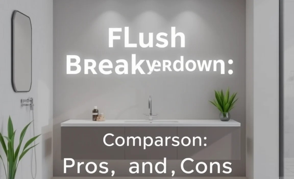 Flush Comparison: Pros and Cons