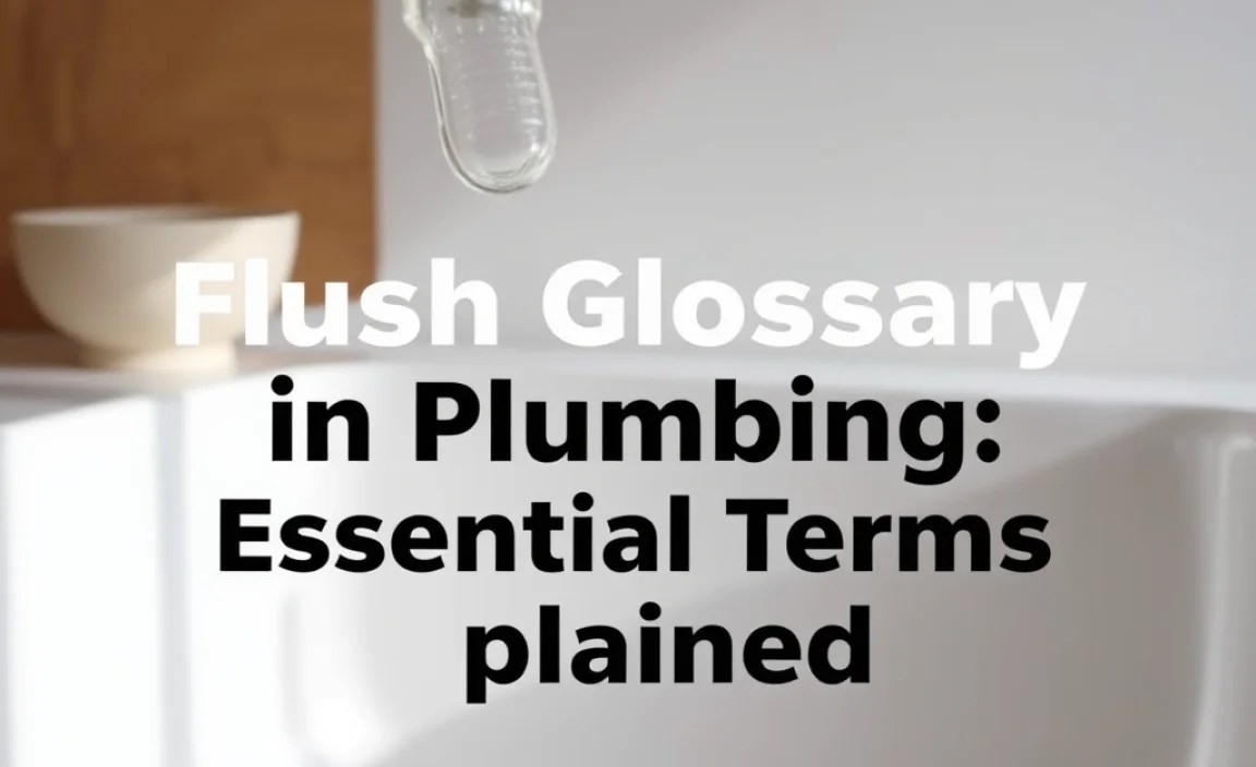Flush Glossary in Plumbing: Essential Terms Explained
