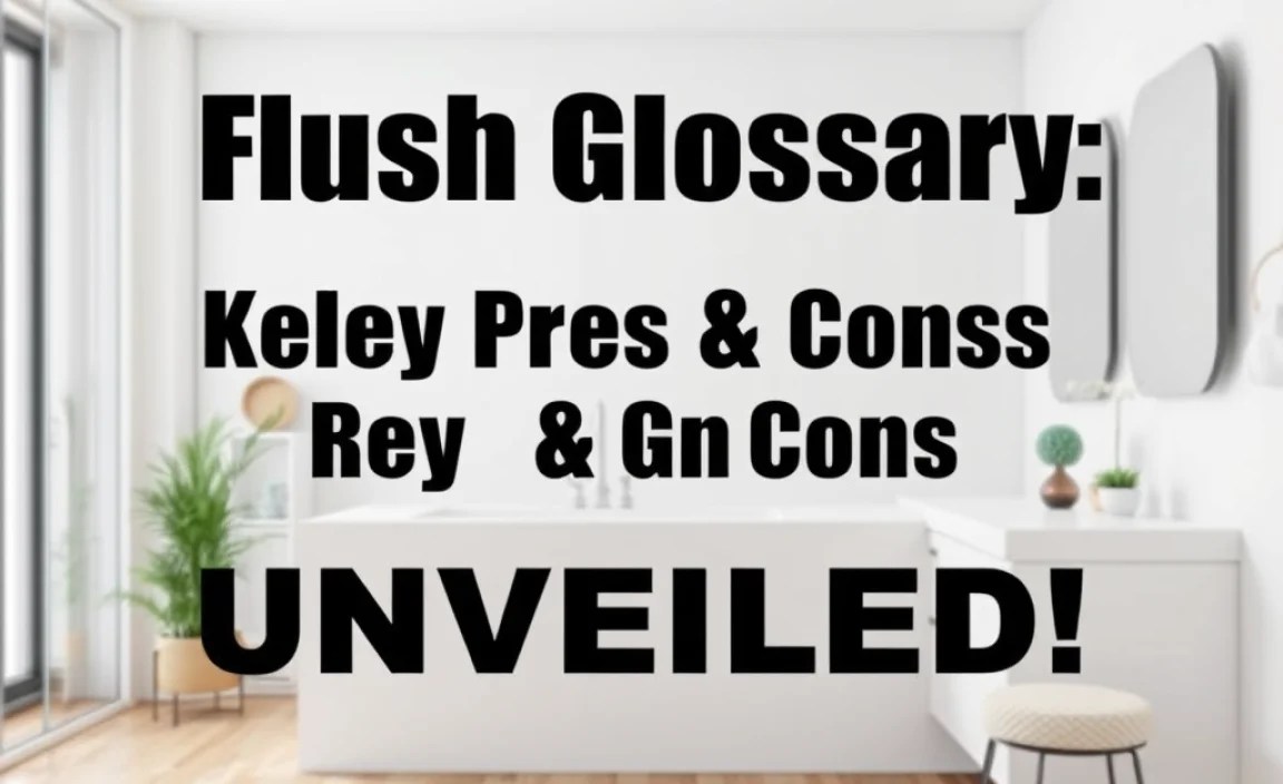 Flush Glossary: Key Pros & Cons Unveiled!