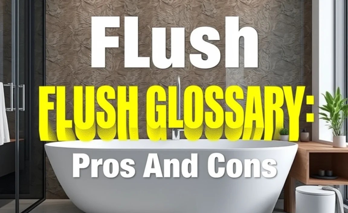 Flush Glossary: Pros And Cons