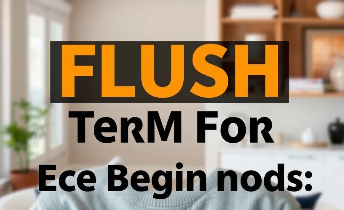 Flush Glossary Term For Beginners: Essential Guide