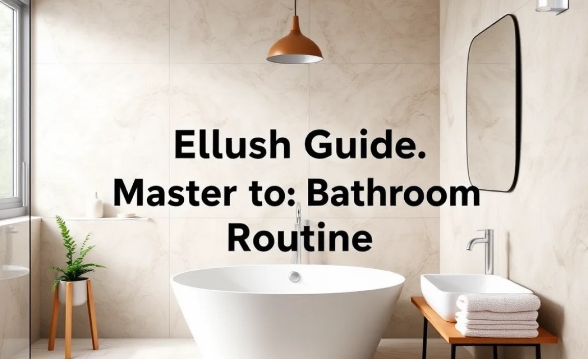 Flush Guide: Master the Perfect Bathroom Routine
