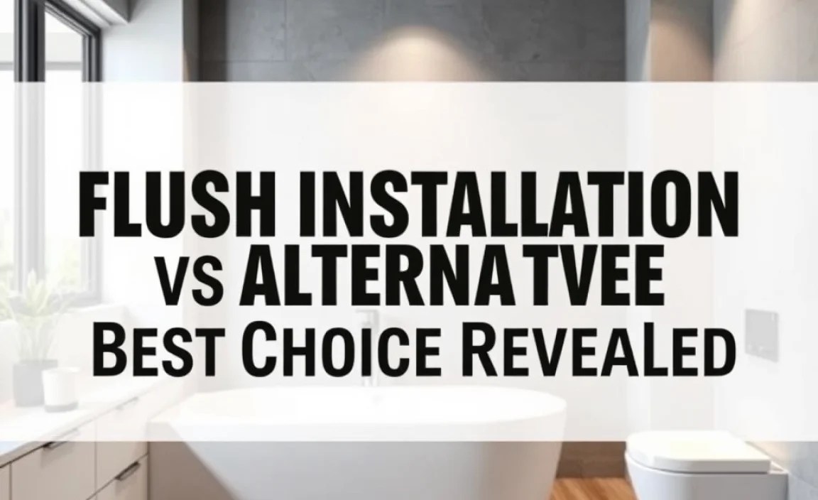 Flush Installation vs Alternatives: Best Choice Revealed