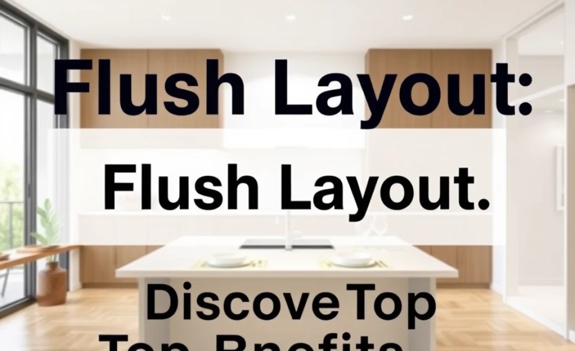 Flush Layout: Discover Top Benefits and Drawbacks