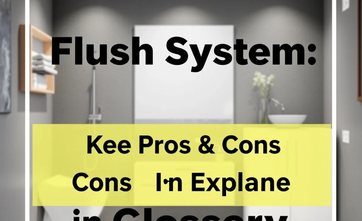 Flush System: Key Pros & Cons Explained in Glossary