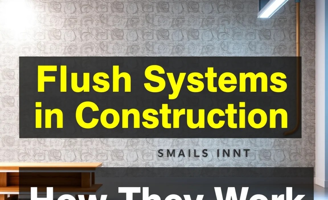Flush Systems in Construction: How They Work