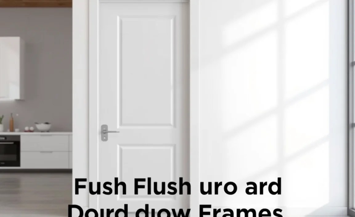 Flush Uses in Door and Window Frames