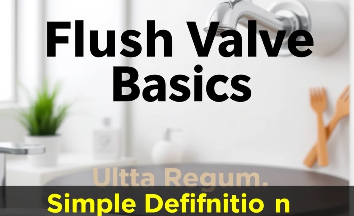 Flush Valve Basics: Simple Definition for Beginners