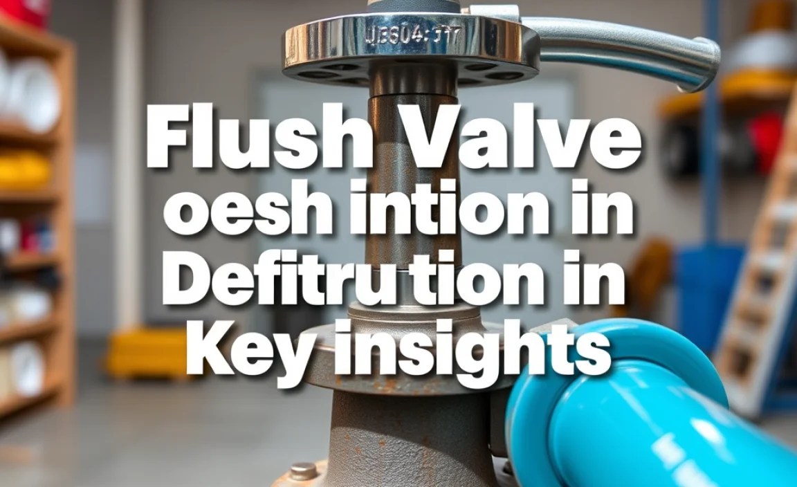 Flush Valve Definition in Construction: Key Insights