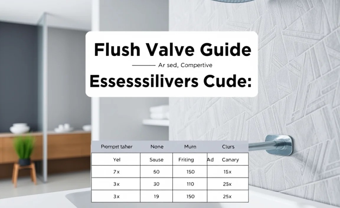 Flush Valve Pros and Cons: A Comparative Table