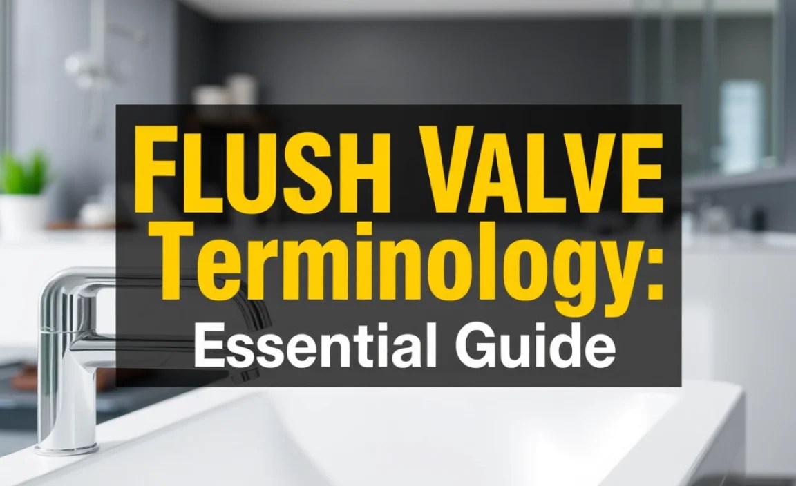 Flush Valve Terminology: Essential Guide