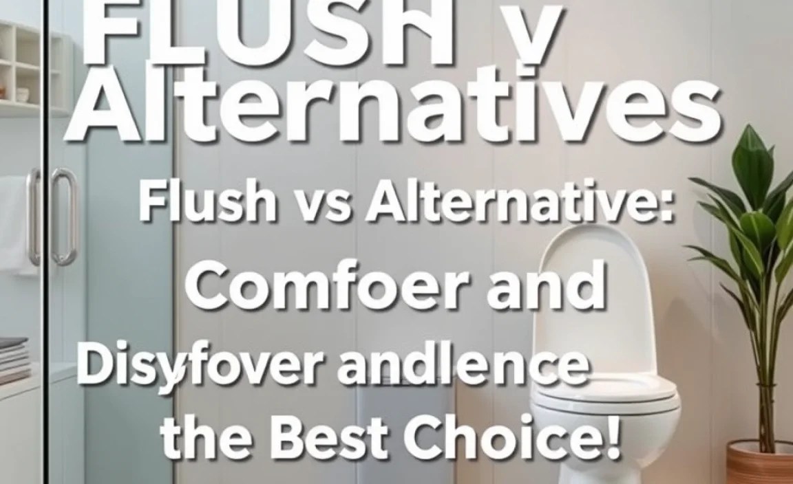 Flush vs Alternative: Comfort and Convenience